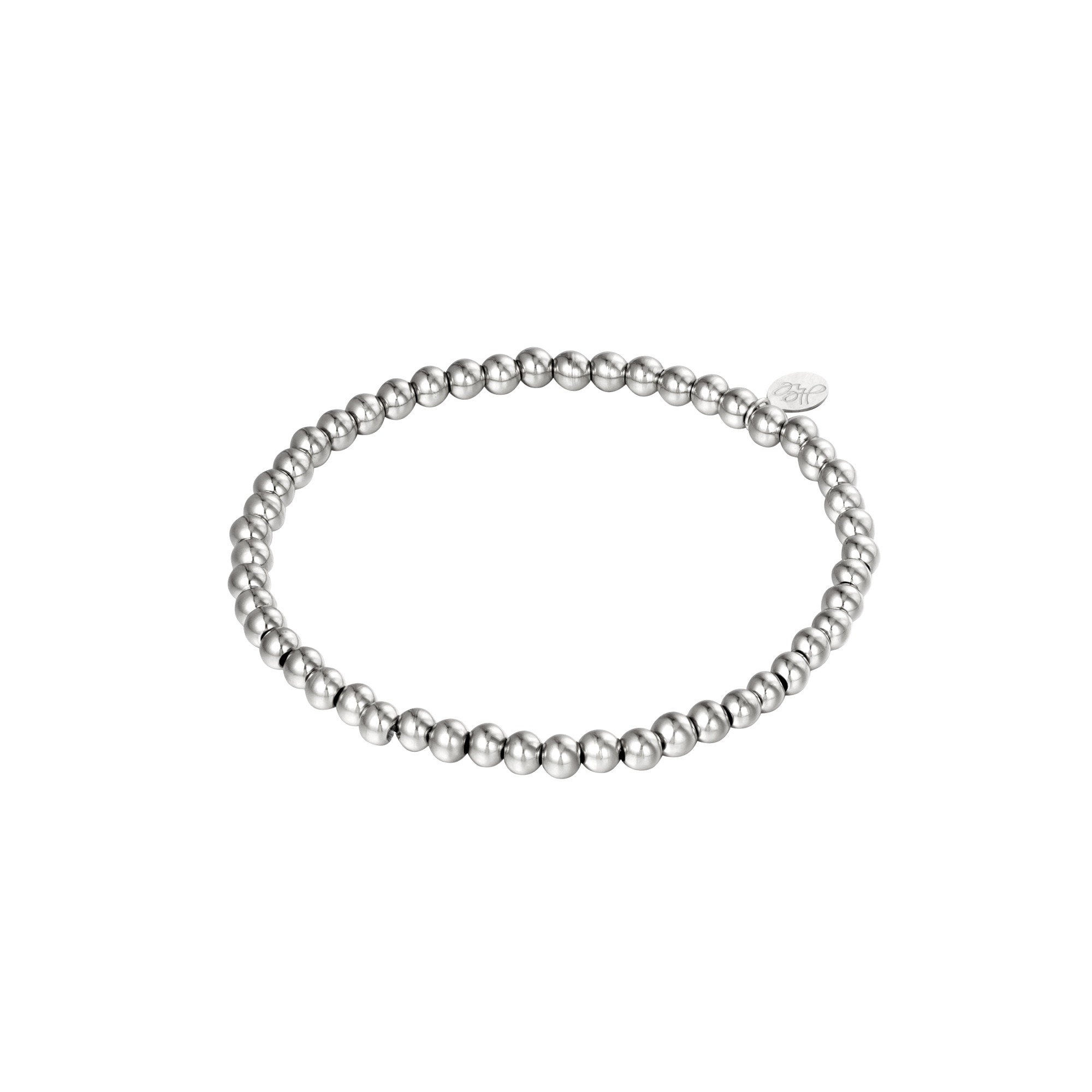 Armband Midi Beads Zilver