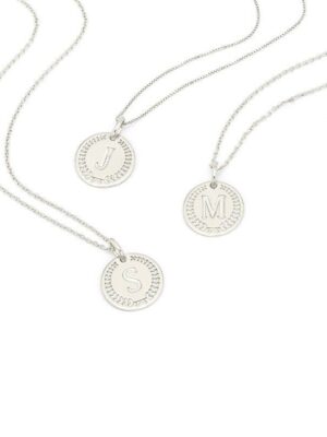 Imotionals Hanger Coin Letter Zilver