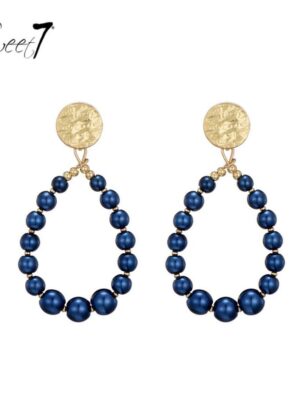 Oorbel Blue Pearl