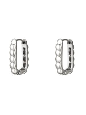 Oorbel Jet Zilver