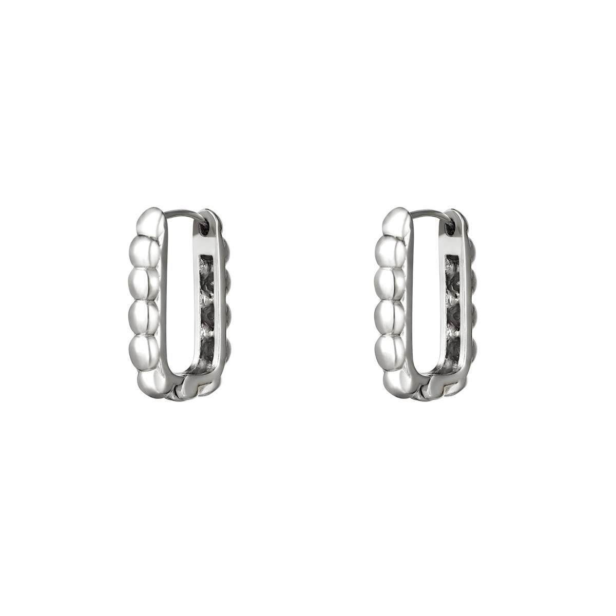 Oorbel Jet Zilver