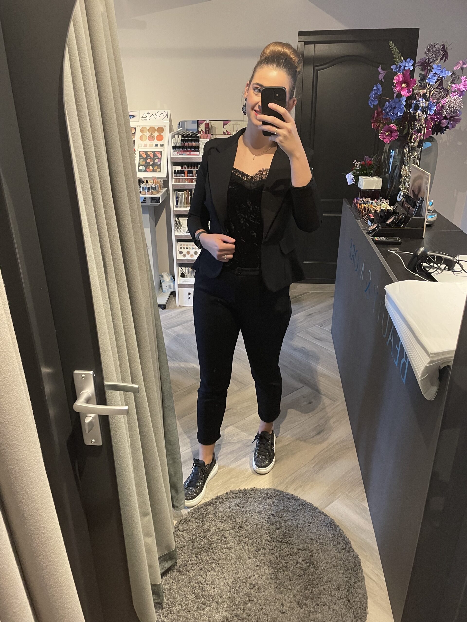 Rinascimento - Velvet top zwart
