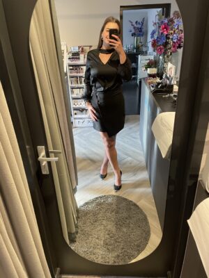 Rinascimento - Short Wrap Skirt Black