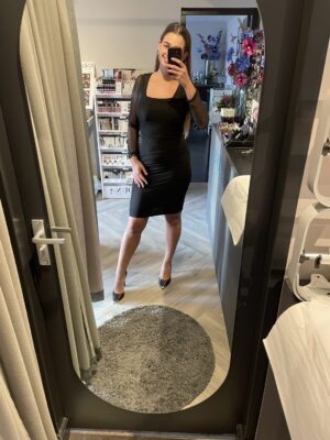 Rinascimento - Double-layered Mesh Sheath Dress