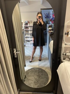Rinascimento - Dress with bow and pleats