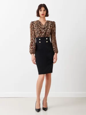 Rinascimento - Luipaard print jurk