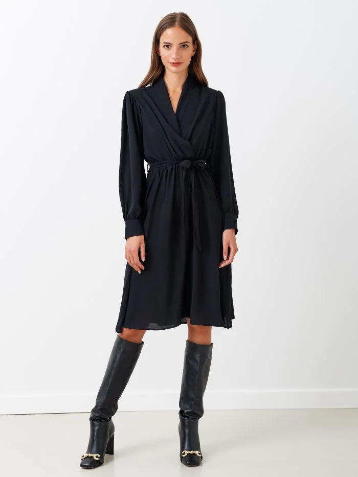 Rinascimento - Black Shirt Dress