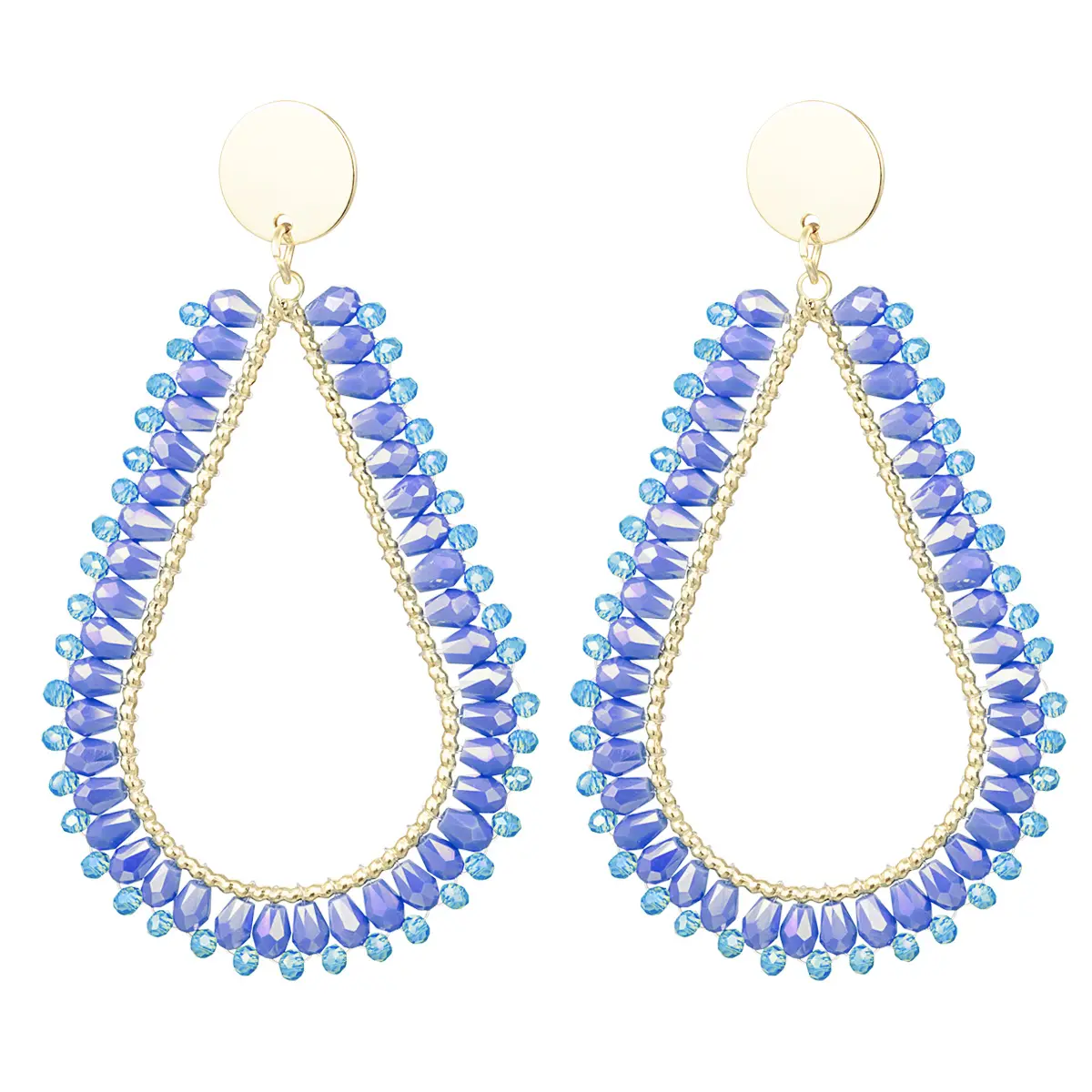Oorbel Crystal - Blauw
