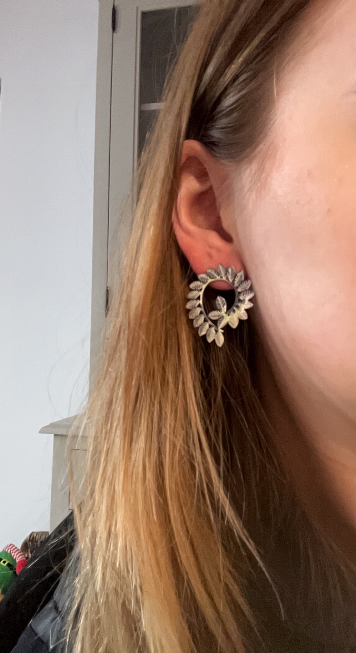 oorbel engel zilver - Afbeelding 2