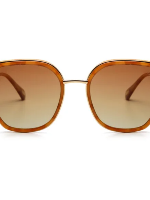 Ikki Fashion - Zonnebril Donna Orange Turtle/Gradient Brown