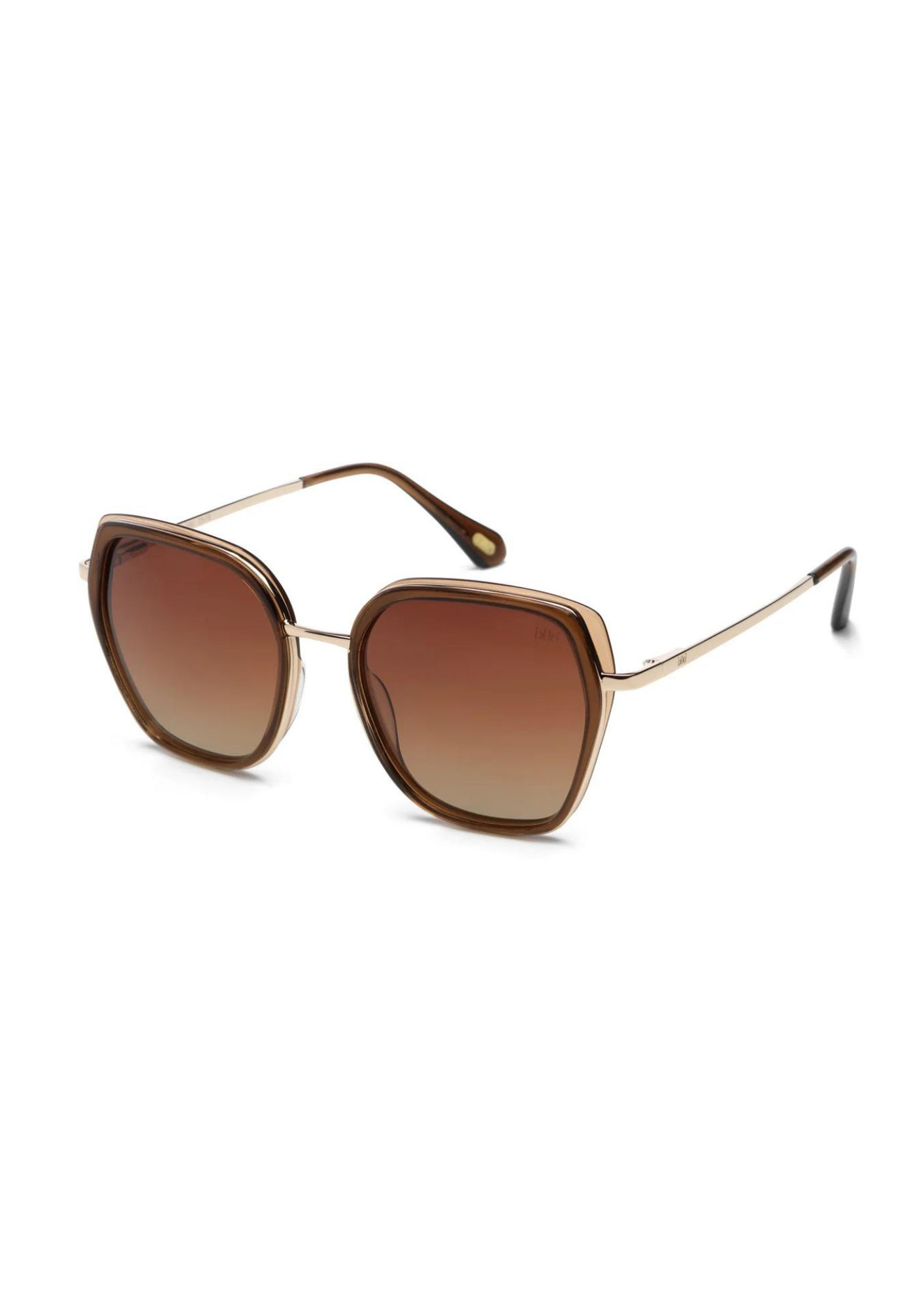 Ikki Fashion - Zonnebril Donna Transparent Brown/Gradient Brown