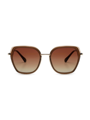 Ikki Fashion - Zonnebril Donna Transparent Brown/Gradient Brown