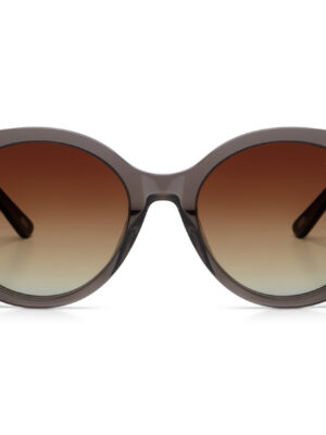 Ikki Fashion - Zonnebril Quinn Transparant Grey /Gradient Brown