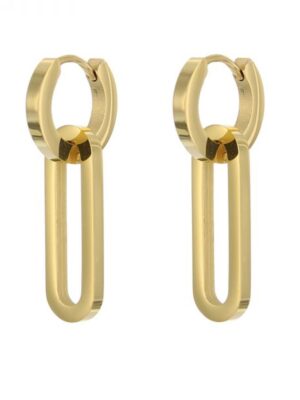 Kalli Jewelry - Oorbel Hanger Dik Goud