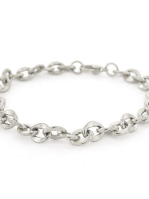 Kalli Jewelry - Schakelarmband 7mm Anker Zilver
