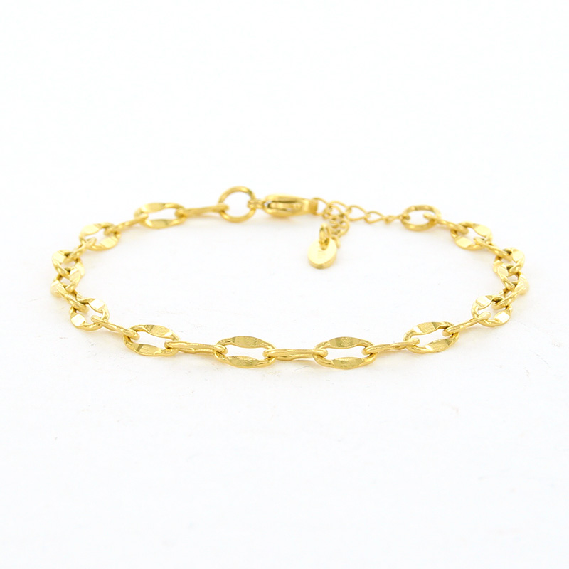 Kalli Jewelry - Schakelarmband Anker Goud