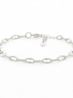 Kalli Jewelry - Schakelarmband Anker Zilver