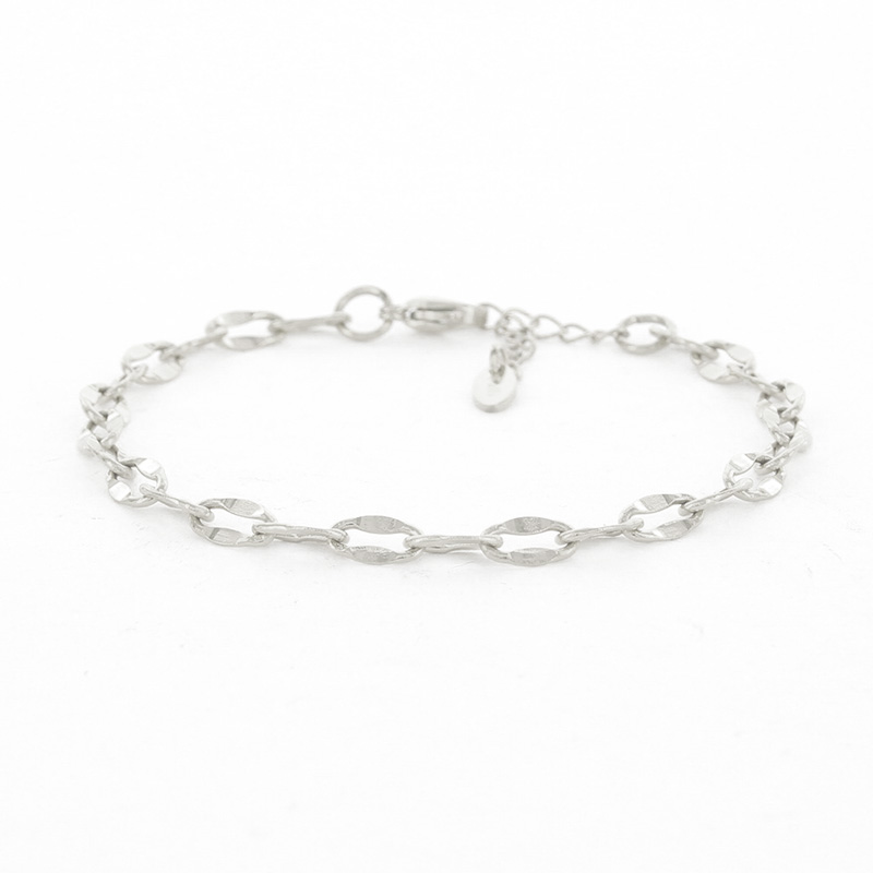 Kalli Jewelry - Schakelarmband Anker Zilver