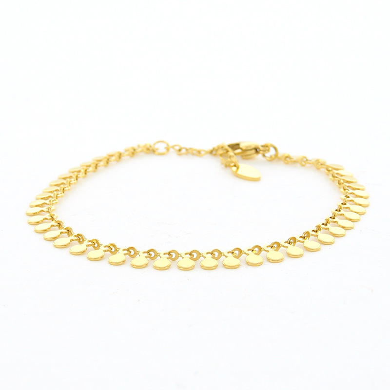 Kalli Jewelry - Schakelarmband Muntjes Bedels Goud
