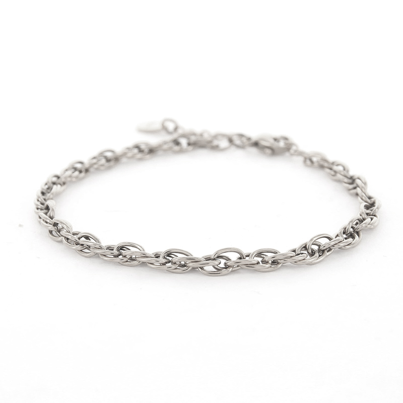 Kalli Jewelry - Schakelarmband Singapore Zilver
