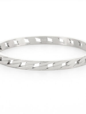 Kalli Jewelry - Slavenarmband Ankerschakel Groot Zilver