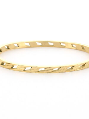 Kalli Jewelry - Slavenarmband Ankerschakel Klein Goud