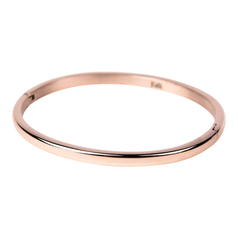 Kalli Jewelry - Slavenarmband Basis Bol Glans Roségoud