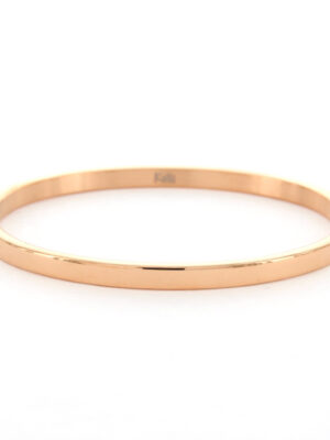 Kalli Jewelry - Slavenarmband Plat Glans Roségoud
