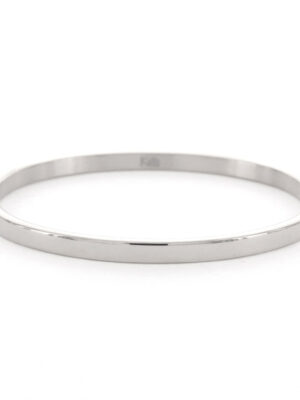 Kalli Jewelry - Slavenarmband Plat Glans Zilver