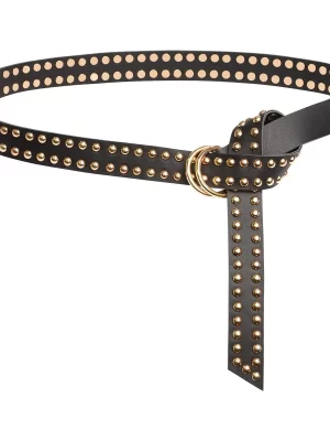 Riem - Studs Metallic Zwart