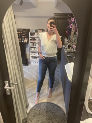 Rinascimento - Blouse Korte Mouw Wit