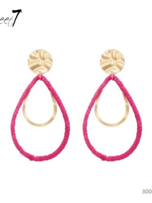 Oorbel Loulou- Roze