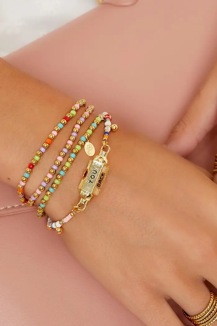 Armband Happy - Meerkleurig - Afbeelding 2