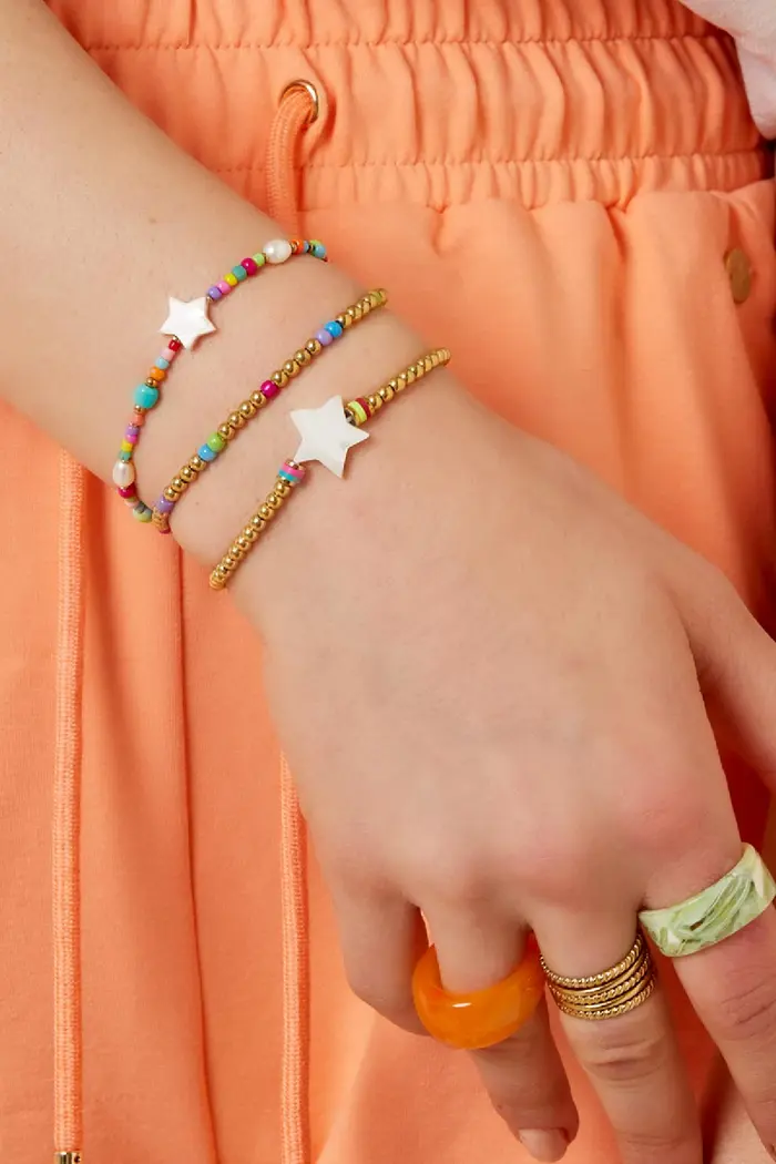 Armband Ster - Wit - Afbeelding 2