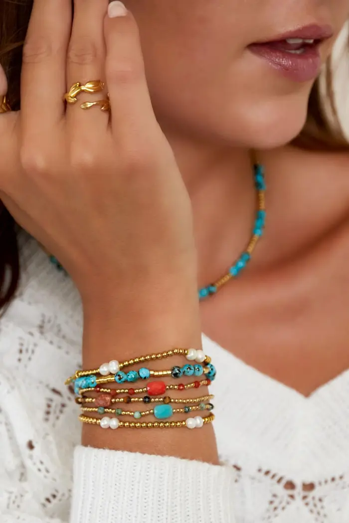 Armband Eeke - Blauw - Afbeelding 2