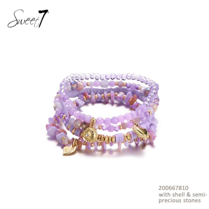 Armbandenset Hille - Paars