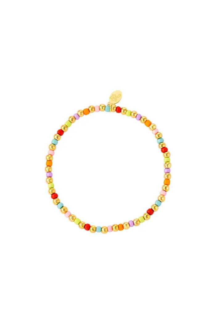 Armband Happy - Meerkleurig
