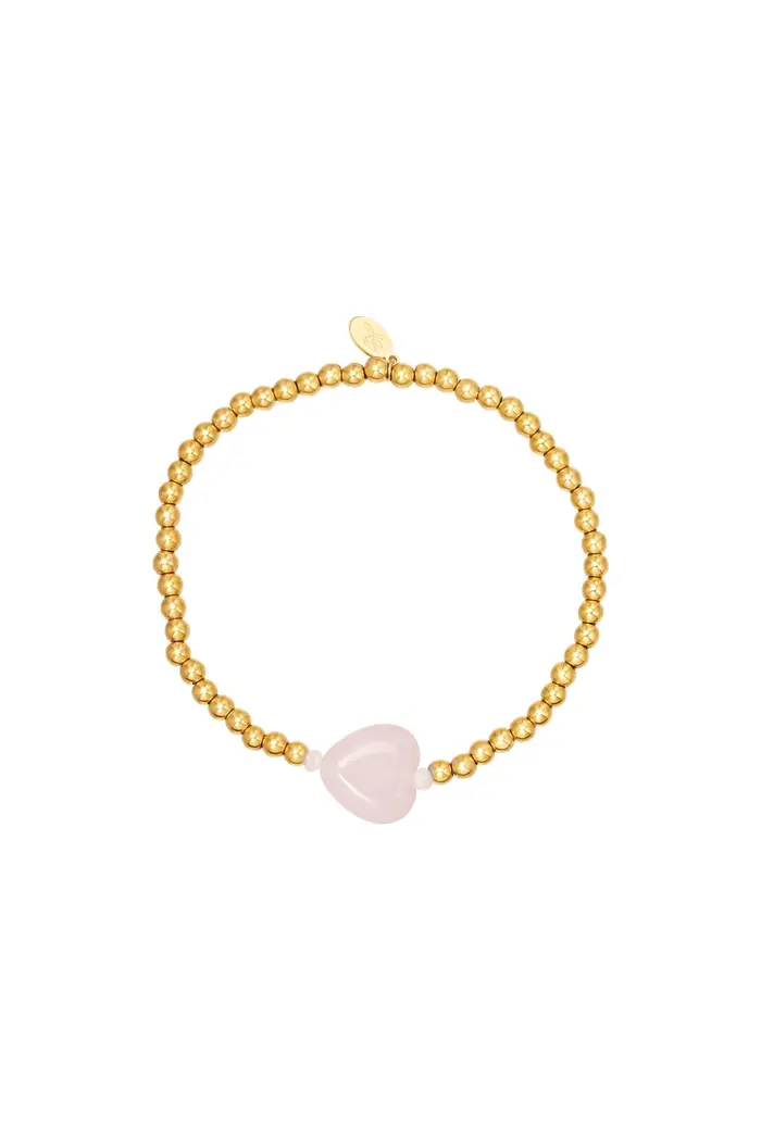Armband Hart - Lichtroze
