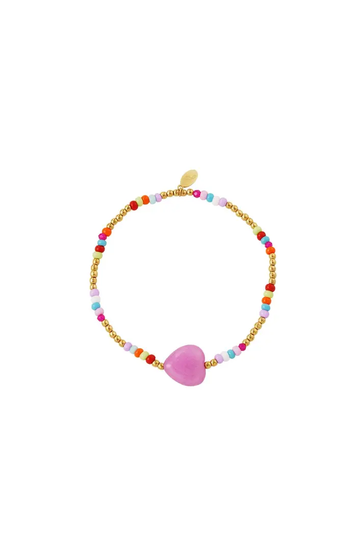 Armband Hart - Meerkleurig
