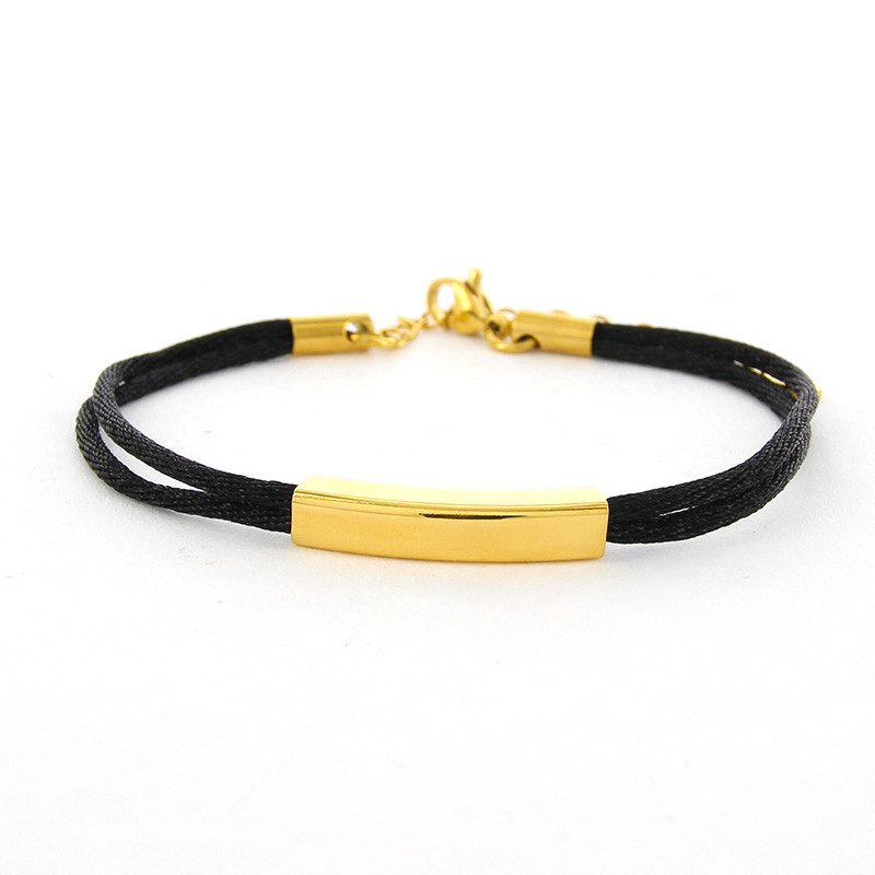 Kalli Jewelry - Schakelarmband Goud Met Bar