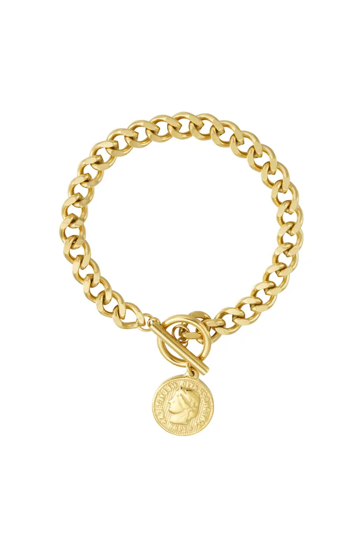 Armband Coin - Goud