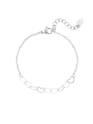 Armband Hearts - Zilver