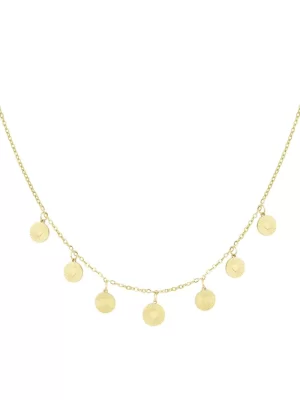 Ketting Hearts Coins - Goud