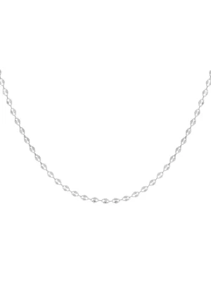 Ketting Open Oval - Zilver
