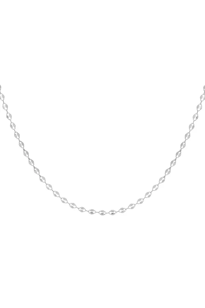 Ketting Open Oval - Zilver