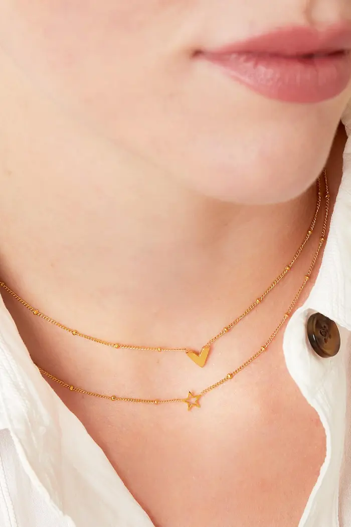 Ketting V-Goud - Afbeelding 2