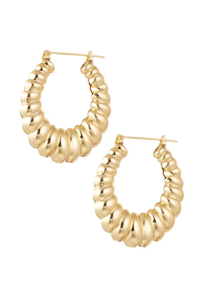Oorbel Bubble - Goud