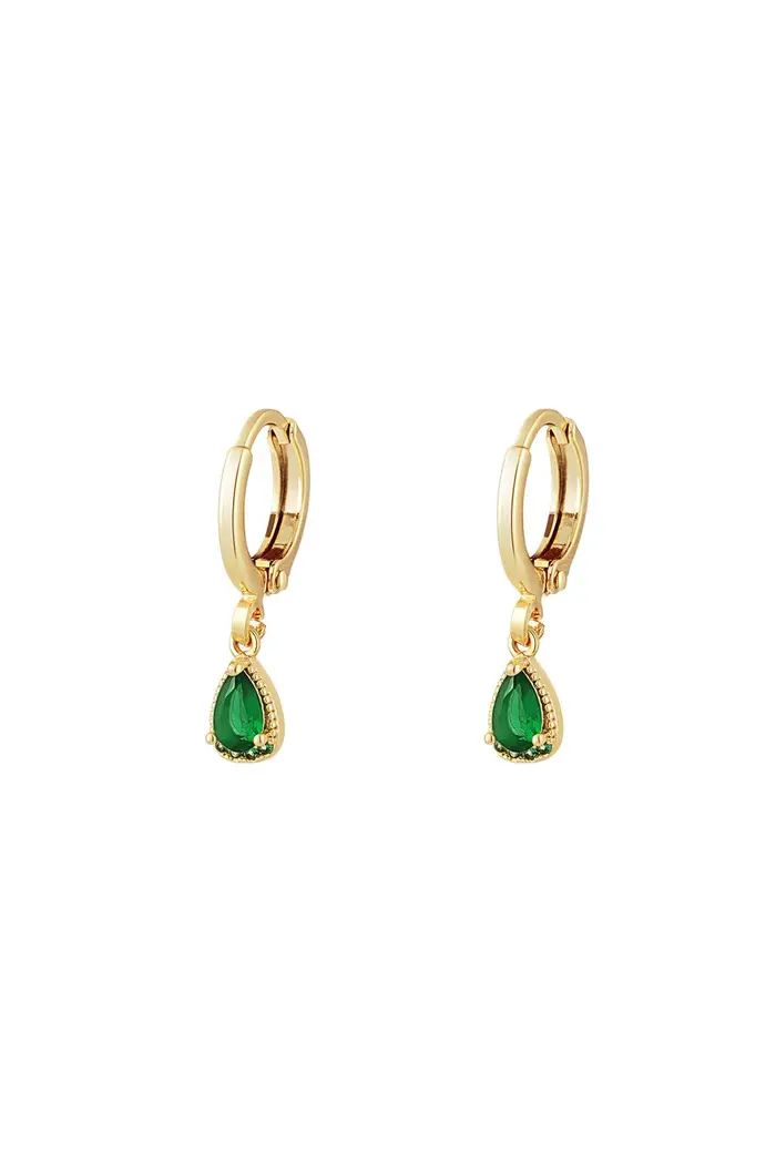 Oorbel Drop - Groen