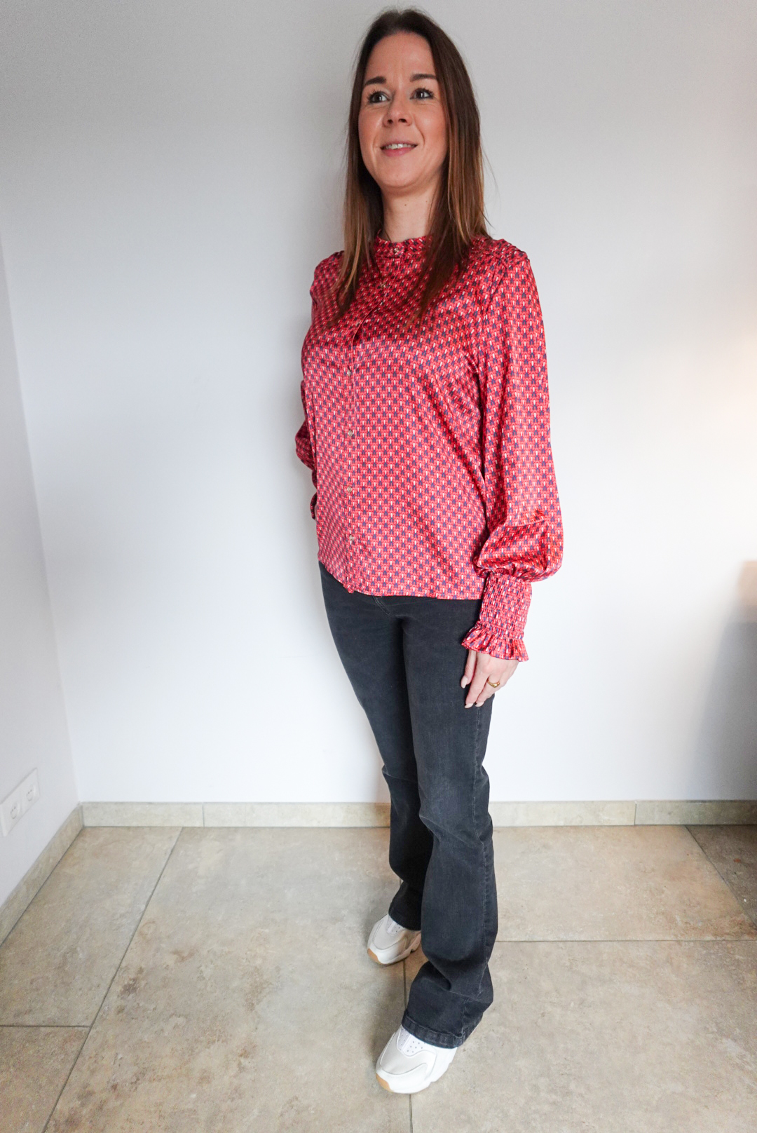 Rinascimento Blouse Print - Red - Afbeelding 4