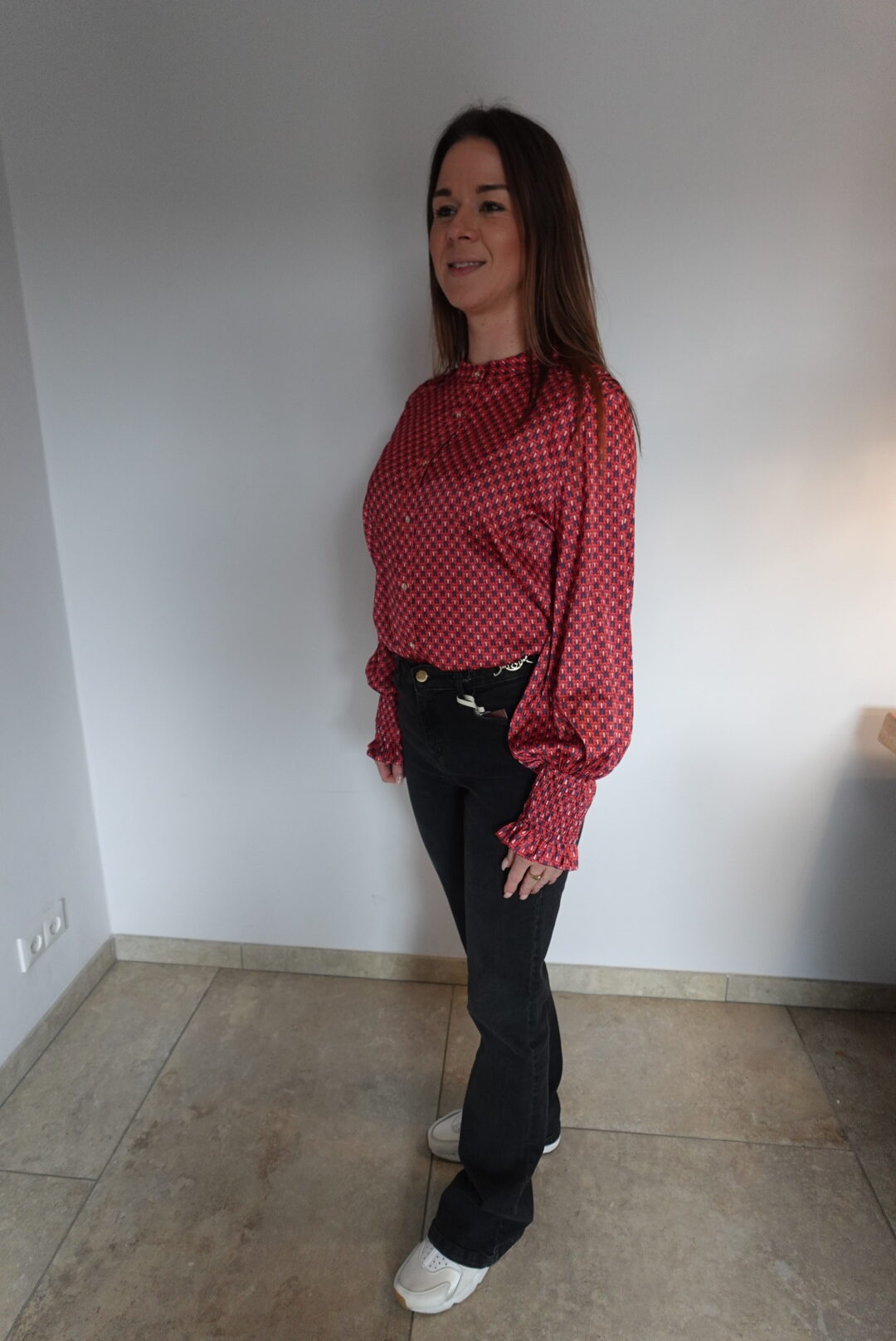Rinascimento Blouse Print - Red - Afbeelding 7